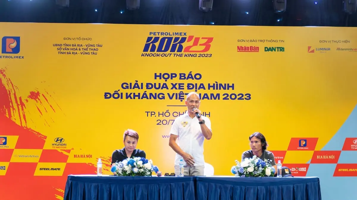 Họp báo Giải Đua xe Địa hình Đối kháng Việt Nam 2023