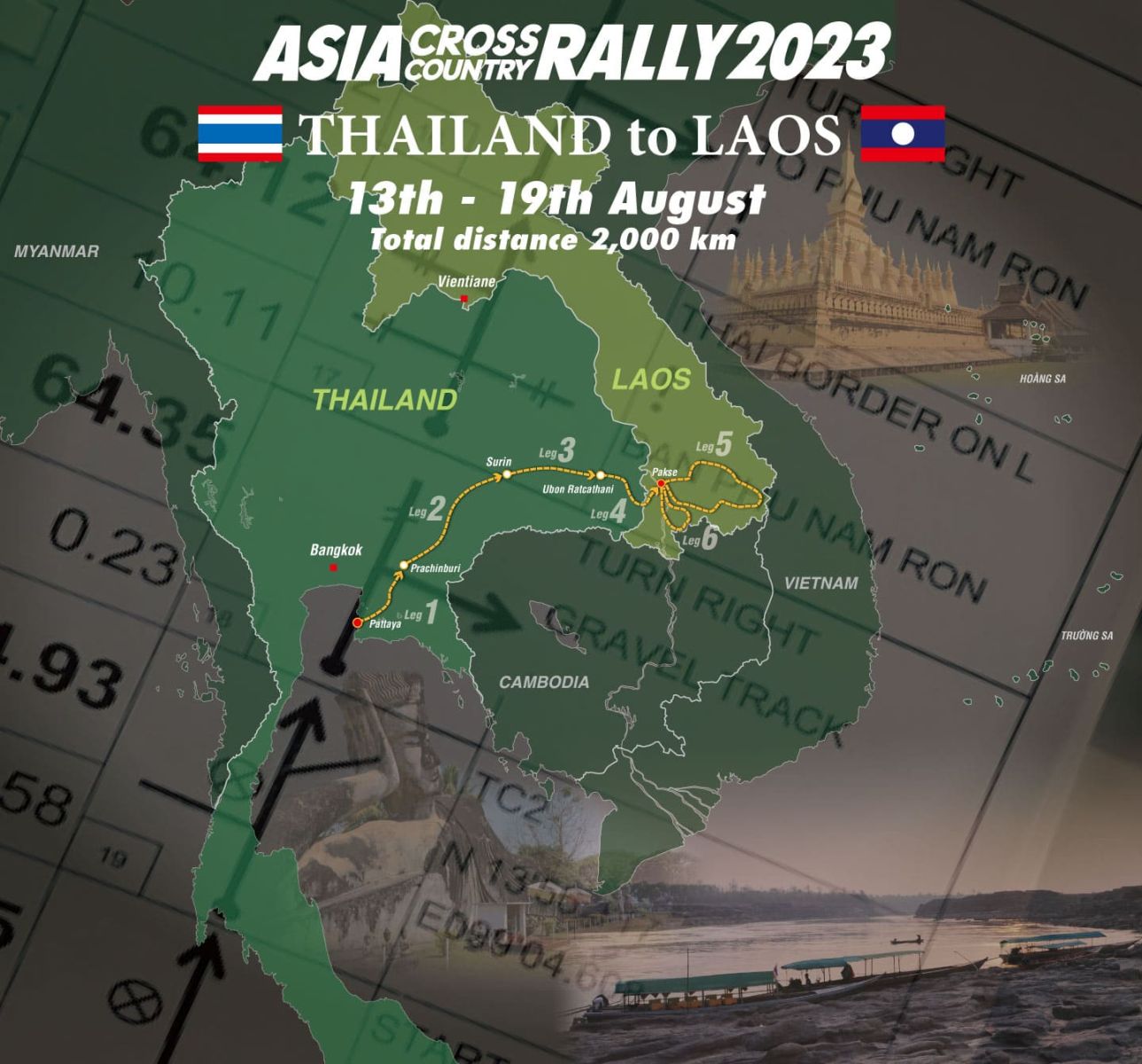 Bản đồ các chặng đua AXCR 2023